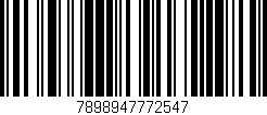 Código de barras (EAN, GTIN, SKU, ISBN): '7898947772547'