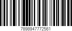 Código de barras (EAN, GTIN, SKU, ISBN): '7898947772561'