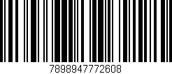 Código de barras (EAN, GTIN, SKU, ISBN): '7898947772608'