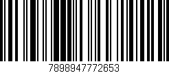 Código de barras (EAN, GTIN, SKU, ISBN): '7898947772653'