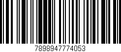 Código de barras (EAN, GTIN, SKU, ISBN): '7898947774053'