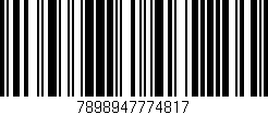 Código de barras (EAN, GTIN, SKU, ISBN): '7898947774817'
