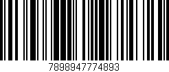 Código de barras (EAN, GTIN, SKU, ISBN): '7898947774893'