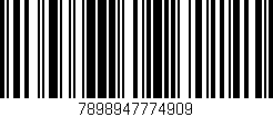Código de barras (EAN, GTIN, SKU, ISBN): '7898947774909'