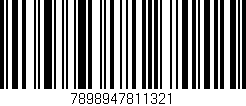 Código de barras (EAN, GTIN, SKU, ISBN): '7898947811321'