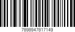 Código de barras (EAN, GTIN, SKU, ISBN): '7898947817149'