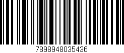 Código de barras (EAN, GTIN, SKU, ISBN): '7898948035436'