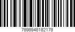 Código de barras (EAN, GTIN, SKU, ISBN): '7898948182178'