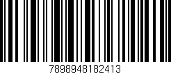Código de barras (EAN, GTIN, SKU, ISBN): '7898948182413'