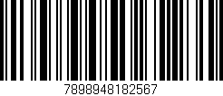 Código de barras (EAN, GTIN, SKU, ISBN): '7898948182567'