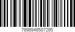 Código de barras (EAN, GTIN, SKU, ISBN): '7898948507285'