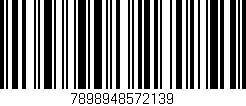 Código de barras (EAN, GTIN, SKU, ISBN): '7898948572139'