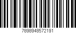 Código de barras (EAN, GTIN, SKU, ISBN): '7898948572191'