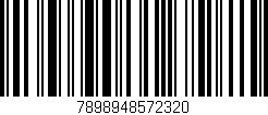 Código de barras (EAN, GTIN, SKU, ISBN): '7898948572320'