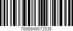 Código de barras (EAN, GTIN, SKU, ISBN): '7898948572535'
