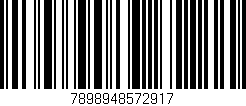 Código de barras (EAN, GTIN, SKU, ISBN): '7898948572917'