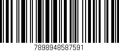 Código de barras (EAN, GTIN, SKU, ISBN): '7898948587591'
