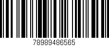 Código de barras (EAN, GTIN, SKU, ISBN): '78989486565'