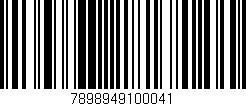 Código de barras (EAN, GTIN, SKU, ISBN): '7898949100041'