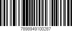 Código de barras (EAN, GTIN, SKU, ISBN): '7898949100287'