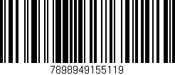 Código de barras (EAN, GTIN, SKU, ISBN): '7898949155119'