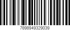 Código de barras (EAN, GTIN, SKU, ISBN): '7898949329039'