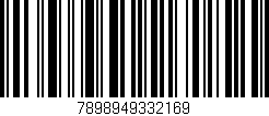 Código de barras (EAN, GTIN, SKU, ISBN): '7898949332169'