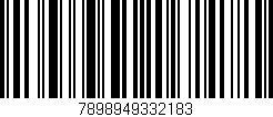 Código de barras (EAN, GTIN, SKU, ISBN): '7898949332183'