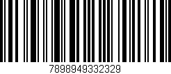 Código de barras (EAN, GTIN, SKU, ISBN): '7898949332329'