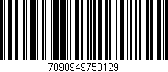 Código de barras (EAN, GTIN, SKU, ISBN): '7898949758129'