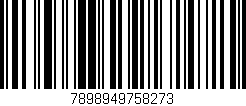 Código de barras (EAN, GTIN, SKU, ISBN): '7898949758273'