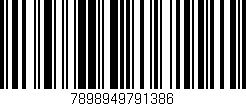 Código de barras (EAN, GTIN, SKU, ISBN): '7898949791386'