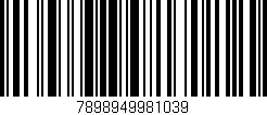 Código de barras (EAN, GTIN, SKU, ISBN): '7898949981039'