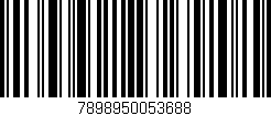 Código de barras (EAN, GTIN, SKU, ISBN): '7898950053688'