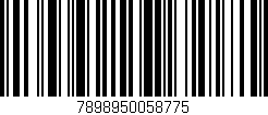 Código de barras (EAN, GTIN, SKU, ISBN): '7898950058775'