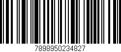 Código de barras (EAN, GTIN, SKU, ISBN): '7898950234827'
