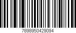 Código de barras (EAN, GTIN, SKU, ISBN): '7898950429094'
