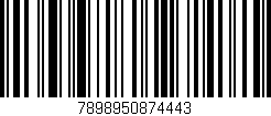 Código de barras (EAN, GTIN, SKU, ISBN): '7898950874443'