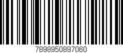 Código de barras (EAN, GTIN, SKU, ISBN): '7898950897060'