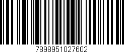 Código de barras (EAN, GTIN, SKU, ISBN): '7898951027602'