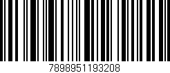 Código de barras (EAN, GTIN, SKU, ISBN): '7898951193208'