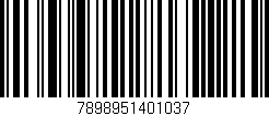 Código de barras (EAN, GTIN, SKU, ISBN): '7898951401037'