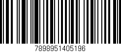 Código de barras (EAN, GTIN, SKU, ISBN): '7898951405196'