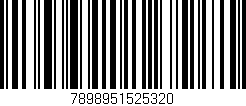 Código de barras (EAN, GTIN, SKU, ISBN): '7898951525320'