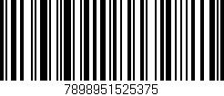 Código de barras (EAN, GTIN, SKU, ISBN): '7898951525375'