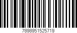 Código de barras (EAN, GTIN, SKU, ISBN): '7898951525719'