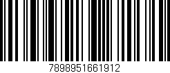 Código de barras (EAN, GTIN, SKU, ISBN): '7898951661912'