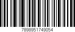 Código de barras (EAN, GTIN, SKU, ISBN): '7898951749054'