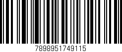 Código de barras (EAN, GTIN, SKU, ISBN): '7898951749115'