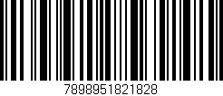 Código de barras (EAN, GTIN, SKU, ISBN): '7898951821828'